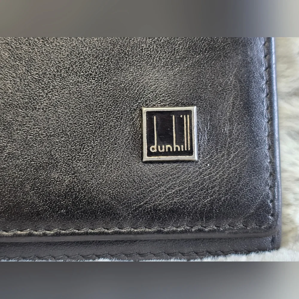 Dunhill Coat‎ Black Leather Wallet